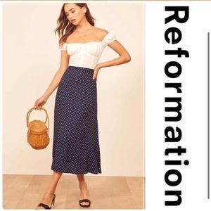 Reformation Bea skirt in Afternoon